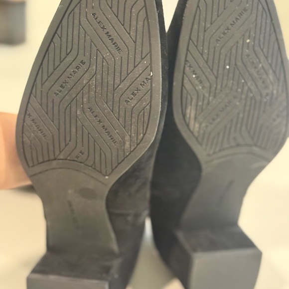 Alex Marie Black Over the Knee Boots - Picture 5 of 8